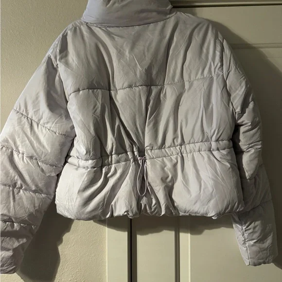 Double Zero Women's Puffer Jacket - Light Gray - Picture 2 of 5